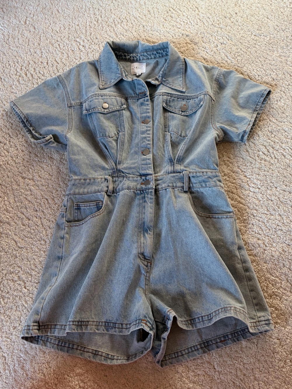 Le Lis Light Blue Denim Jacket
